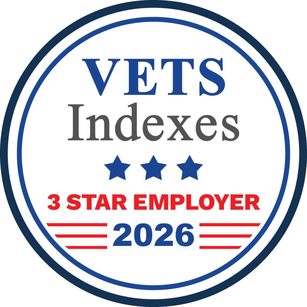 Vets Indexes 2 star employer of 2026 badge